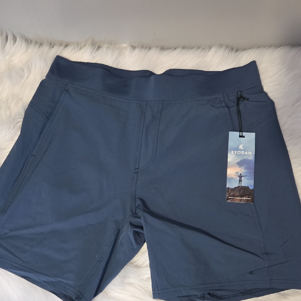 Kyodan Men's Athletic Shorts in Slate Blue
